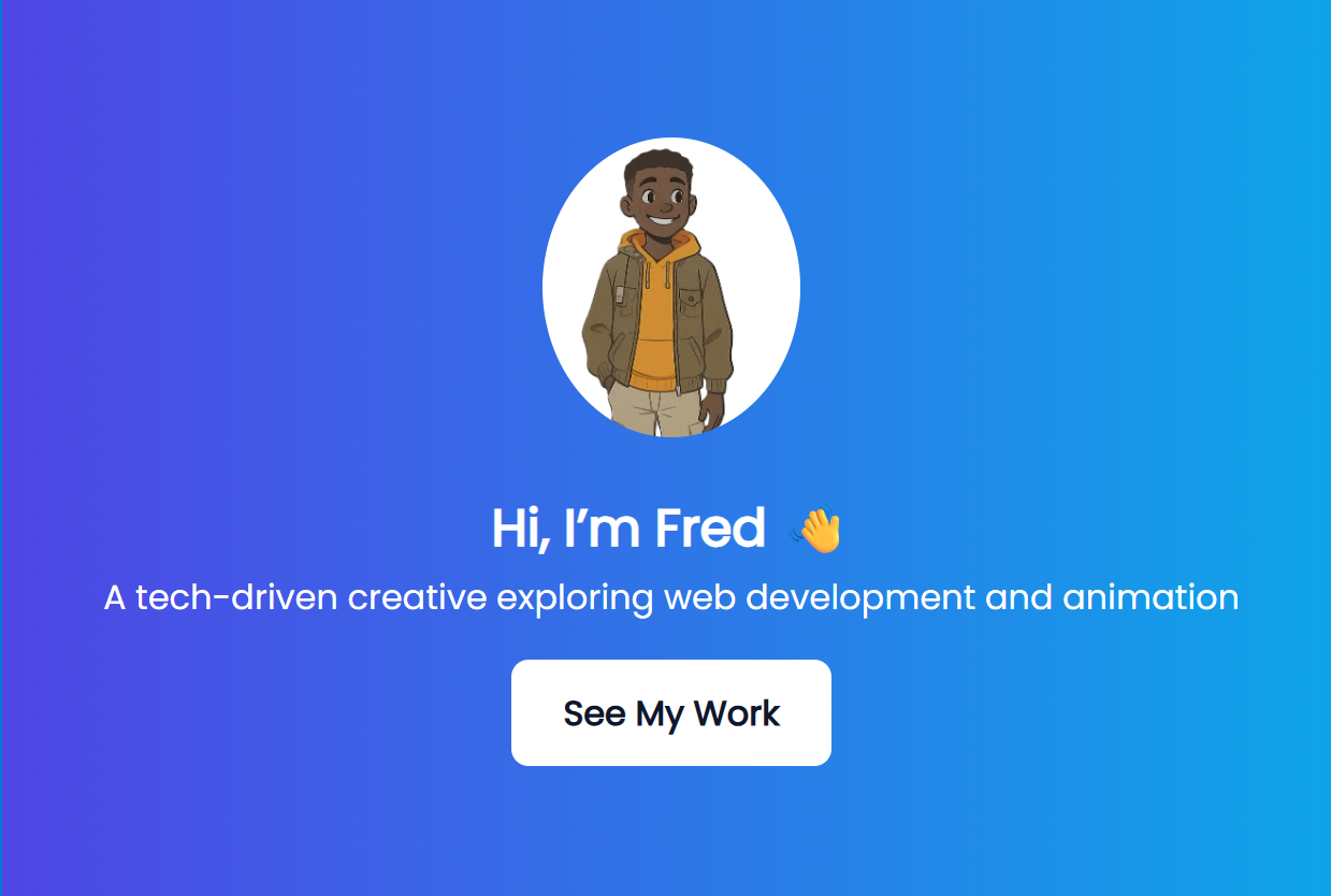 Screenshot of project